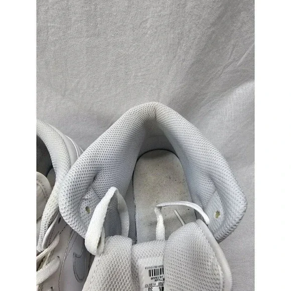 NIKE Jordan 1 high White Pure Platinum High Tops Mens Size 12 554724-108 - Picture 8 of 16